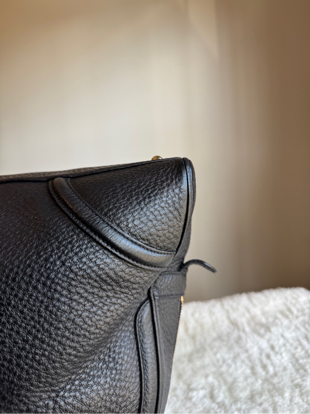 Gucci Black Leather Satchel with Green and Red Web Stripe and Gold GG - Picture 10 of 15